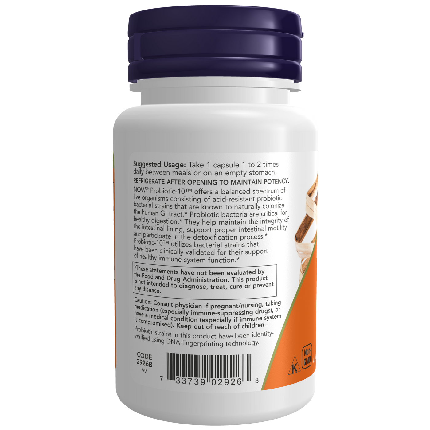 Probiotic-10 25 Billion 50 vcaps Curated Wellness