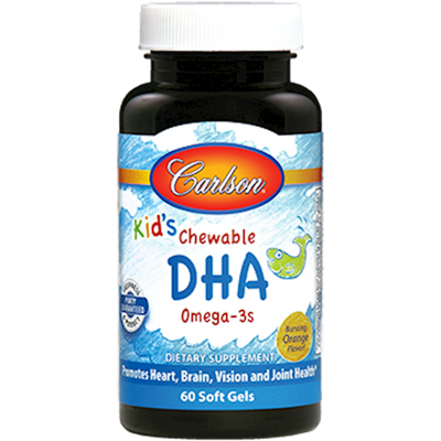 Kids Chewable DHA Omega-3s 60 sofgels Curated Wellness