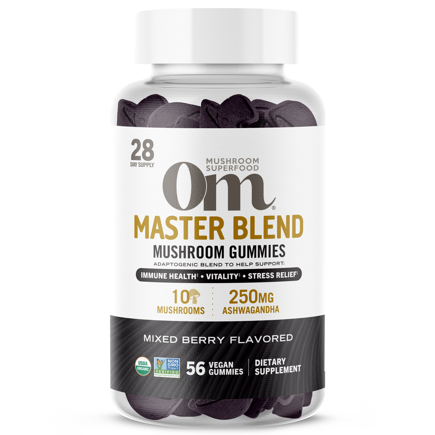 Master Blend Mushroom Gummies c Curated Wellness