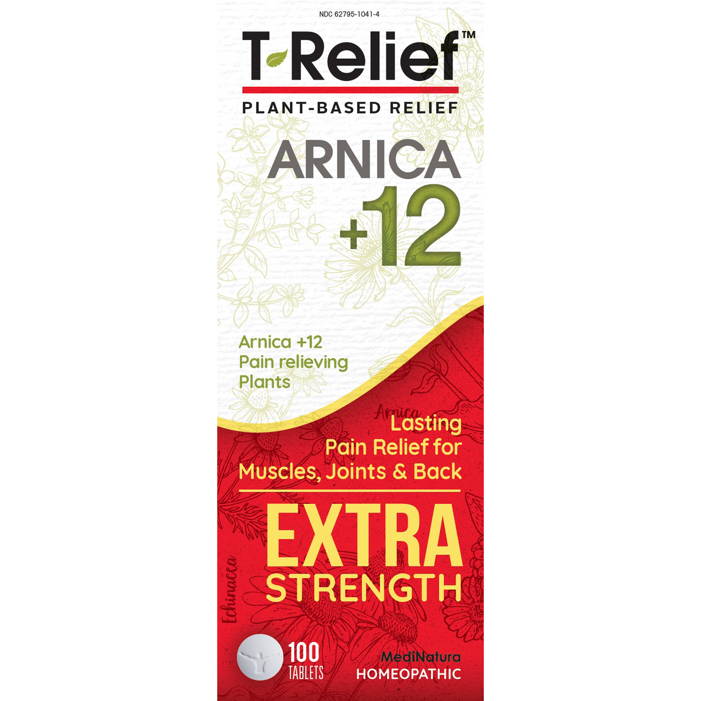 T-Relief Extra Str Pain Relief 100 Tabs Curated Wellness