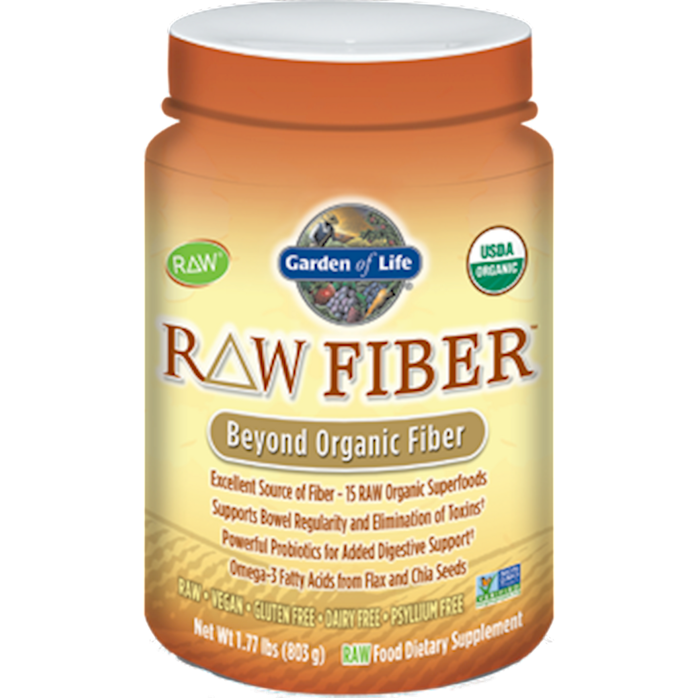 RAW Organic Fiber 803g Curated Wellness