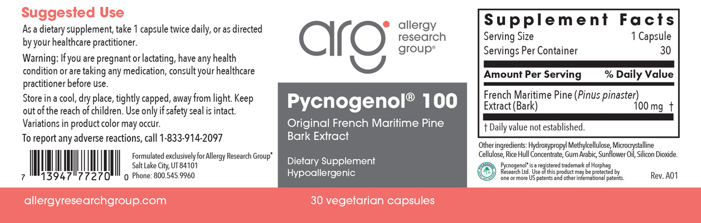 Pycnogenol 100  Curated Wellness