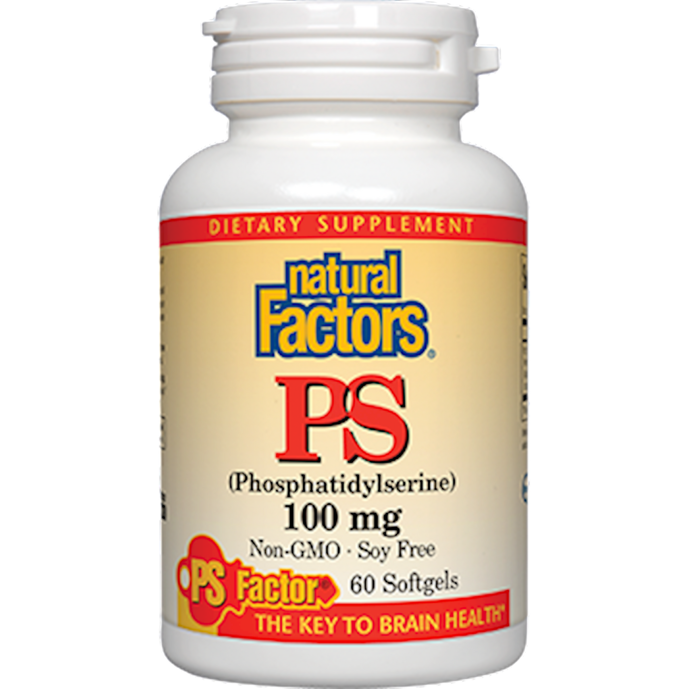 PS (phosphatidylserine) 100 mg 60 gels Curated Wellness