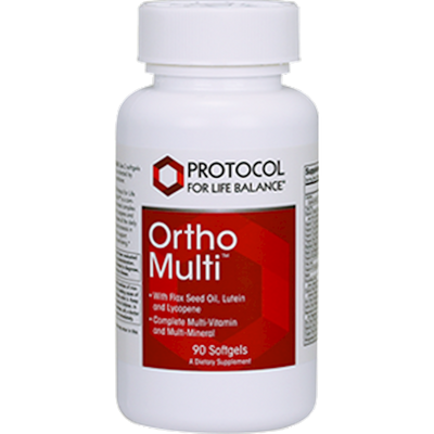 Ortho Multi w/Flax Oil 400 mg 90 gels Curated Wellness