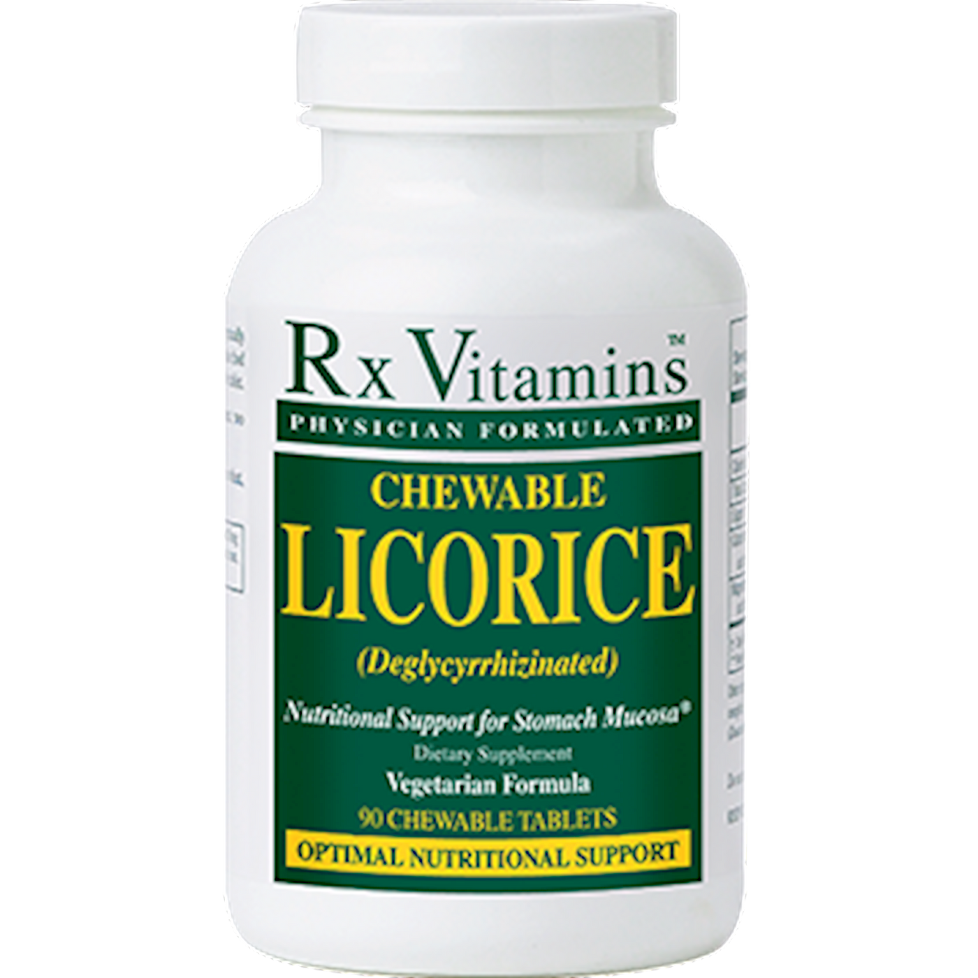 Chewable Licorice DGL 90 tabs Curated Wellness