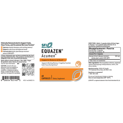 Equazen® Acumen 60c Curated Wellness