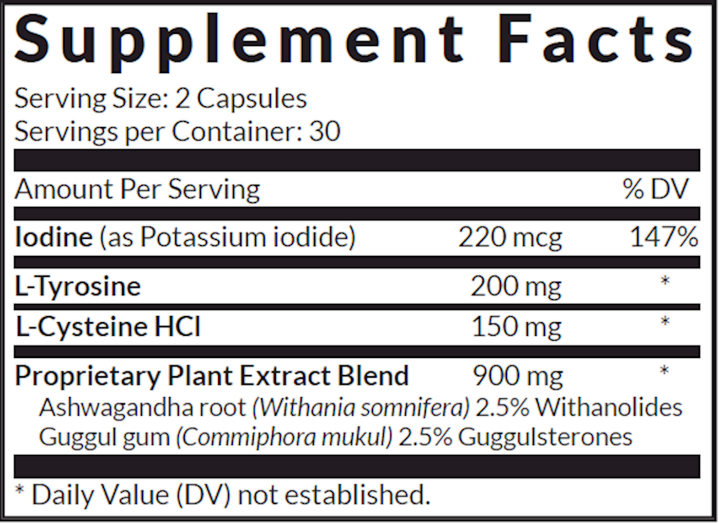 Thyro-Dyne 60 Capsules Curated Wellness
