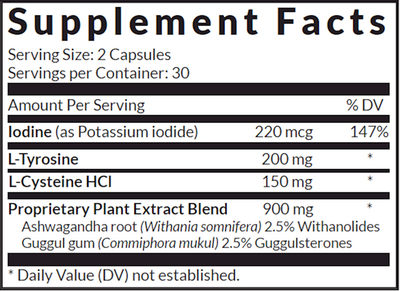 Thyro-Dyne 60 Capsules Curated Wellness