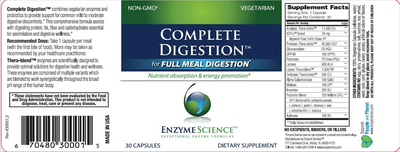 Complete Digestion 30 Capsules Curated Wellness