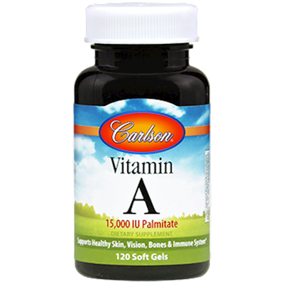 Vitamin A Palmitate 15000 IU 120 gels Curated Wellness