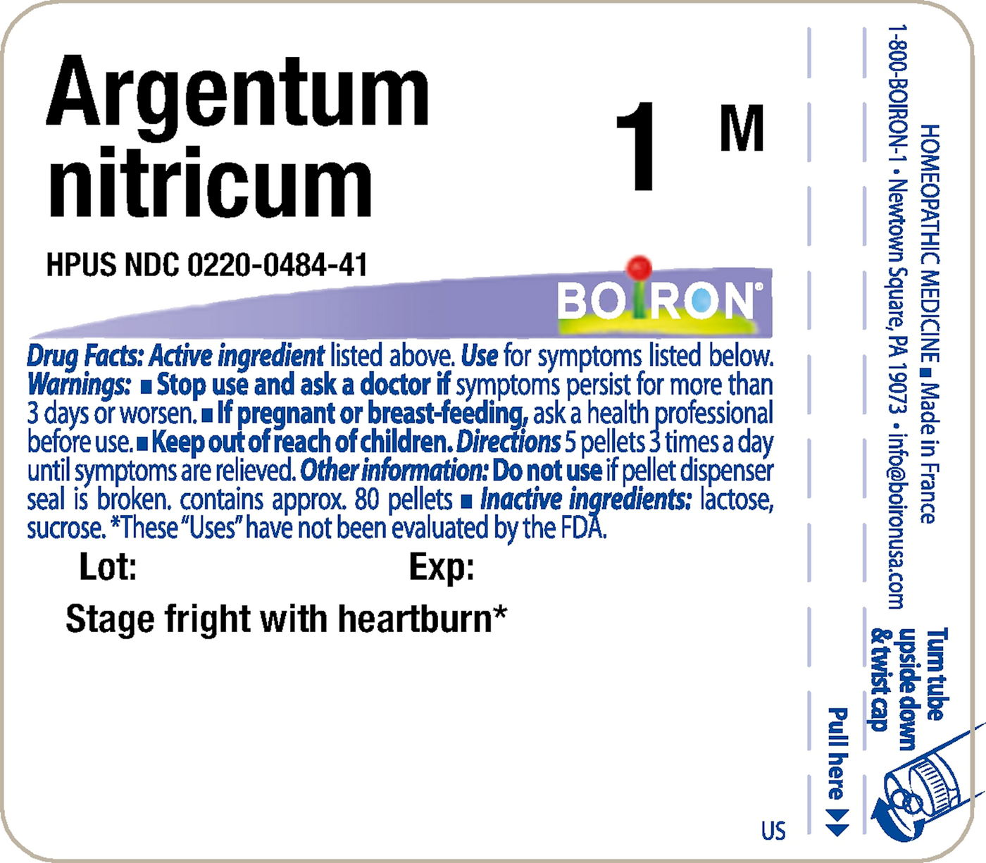Argentum nitricum 1M 80 plts Curated Wellness