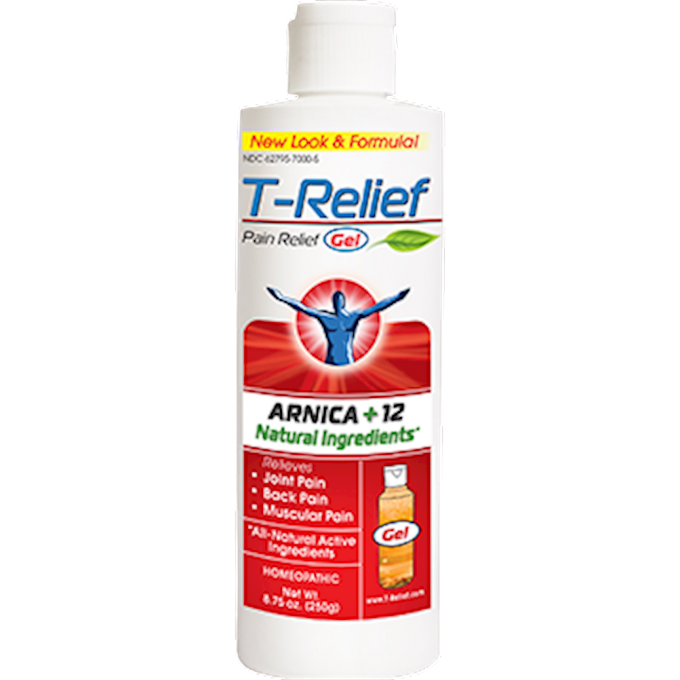 T-Relief Pain Gel 250 gm Curated Wellness