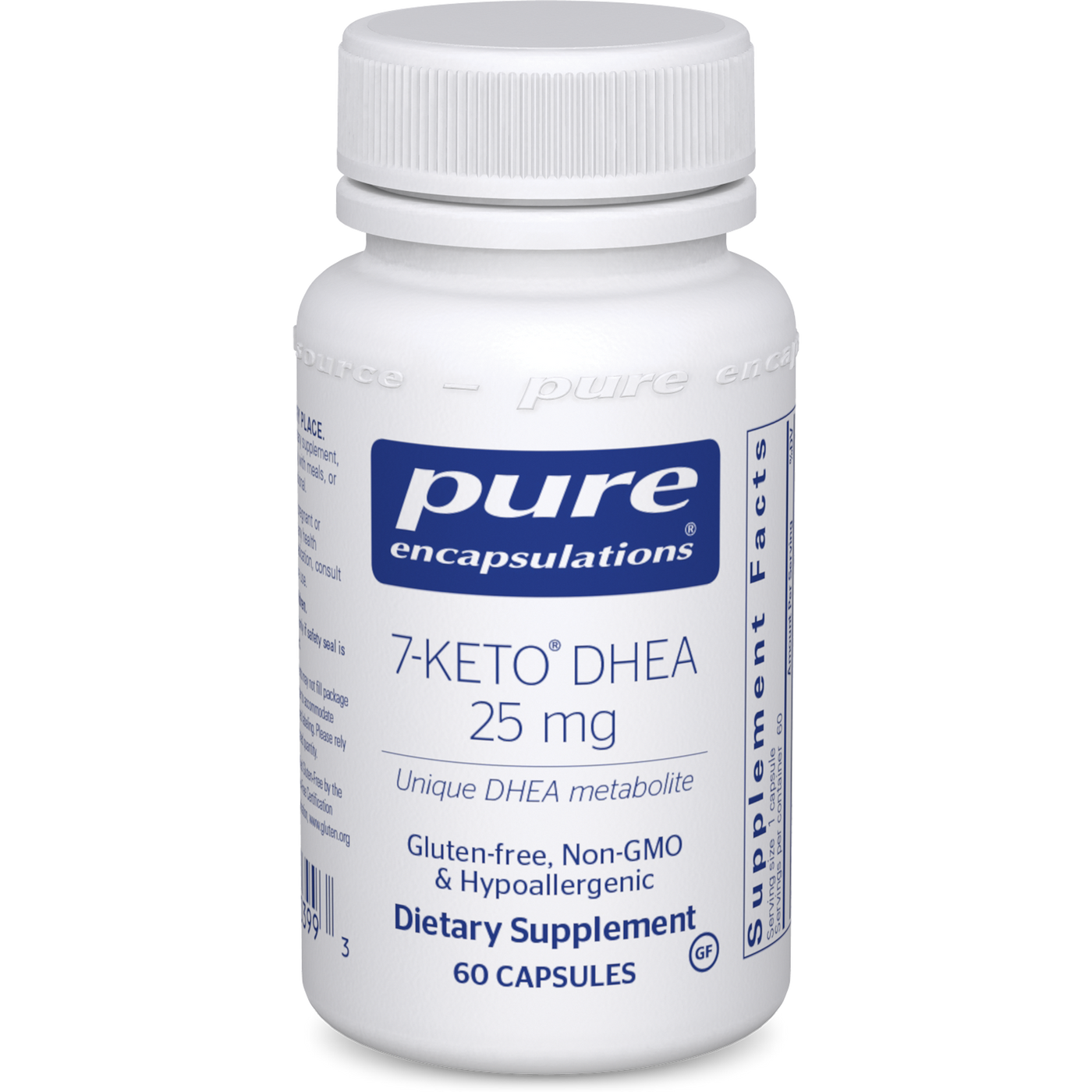 7-Keto DHEA 25 mg 60 vcaps Curated Wellness