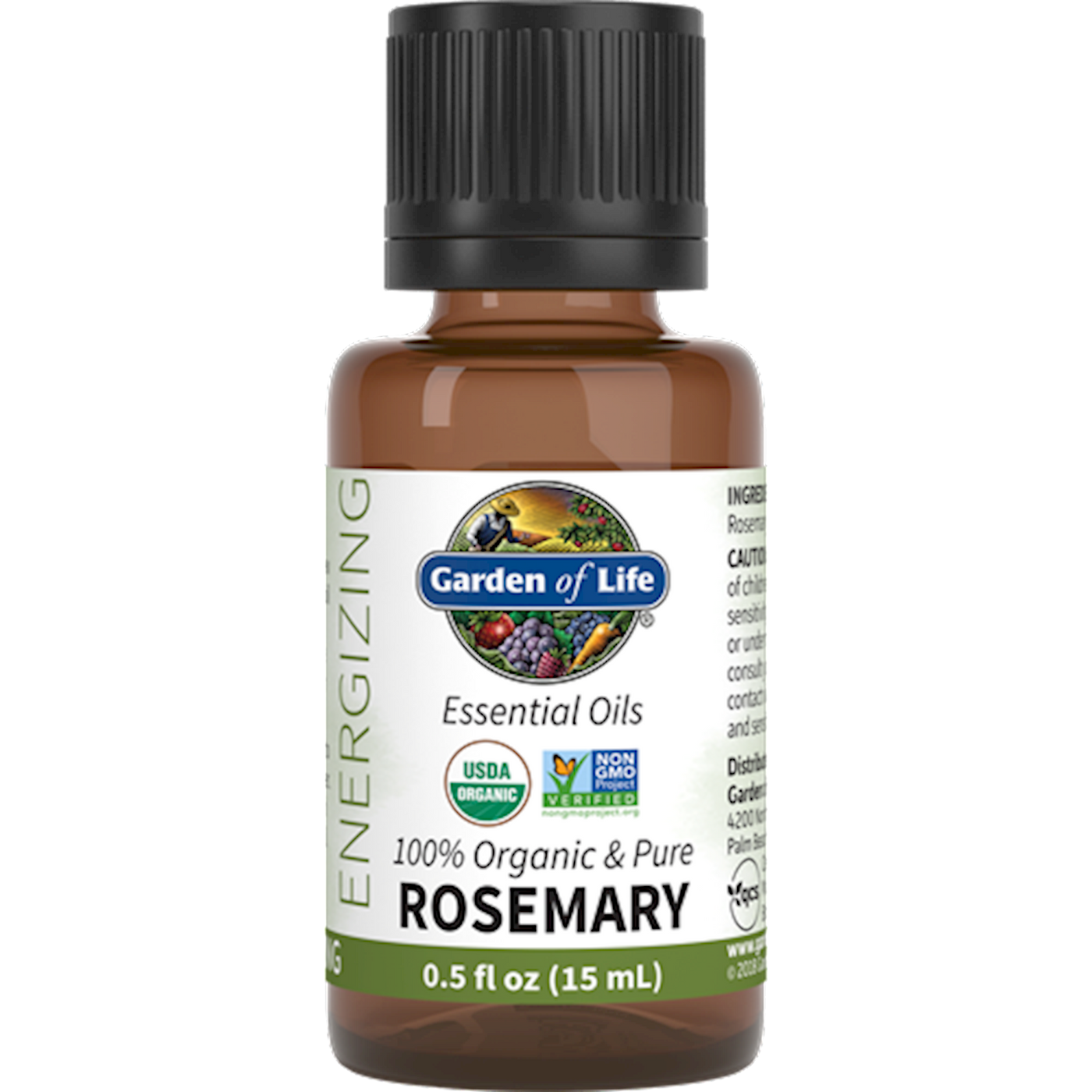 Rosemary Essential Oil Organic .5 fl oz Curated Wellness