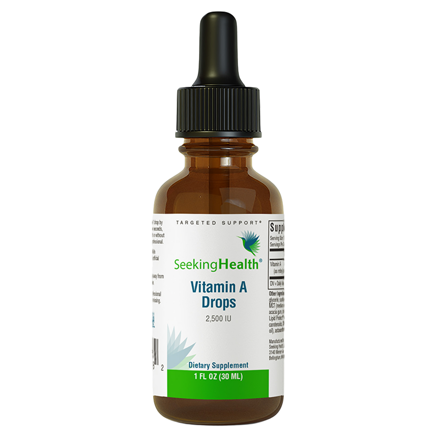 Vitamin A Drops 1 fl oz Curated Wellness