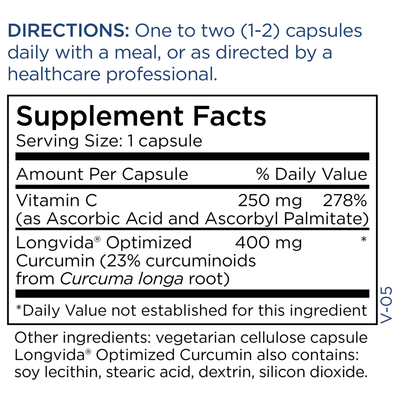Curcumin + C 60 caps Curated Wellness