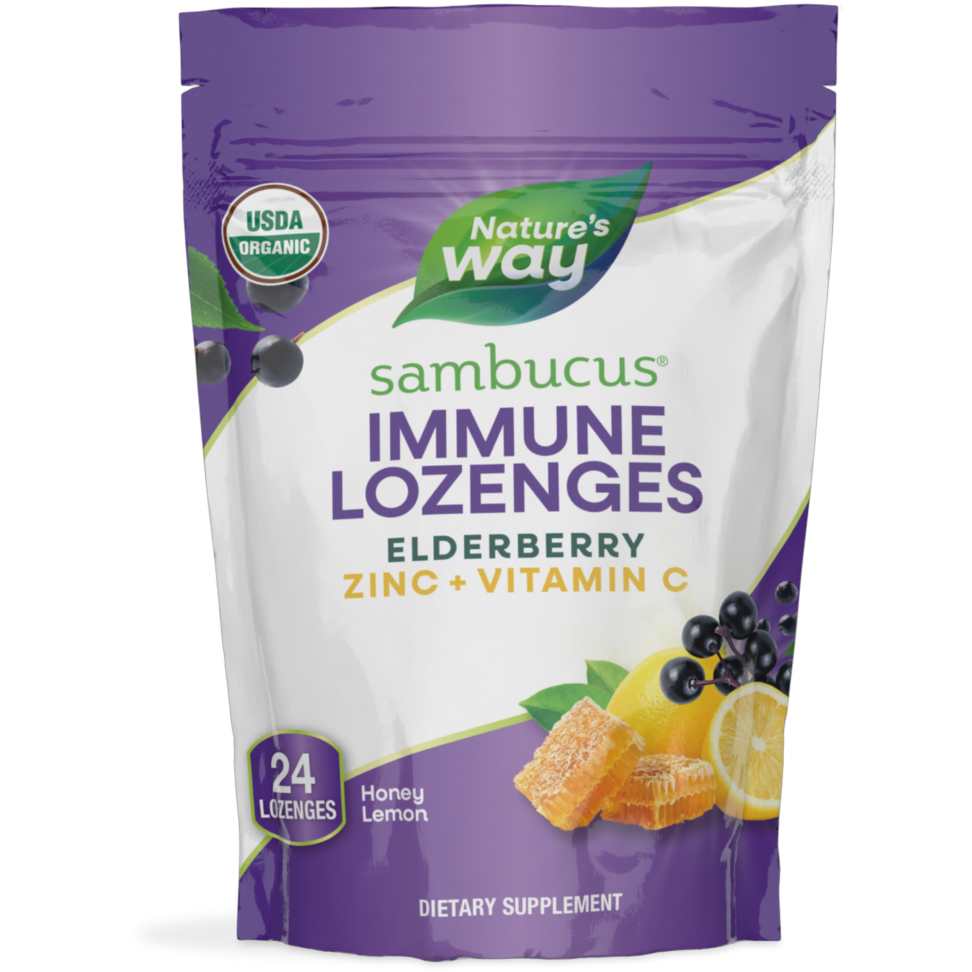 Sambucus Zinc Honey Lemon  Curated Wellness