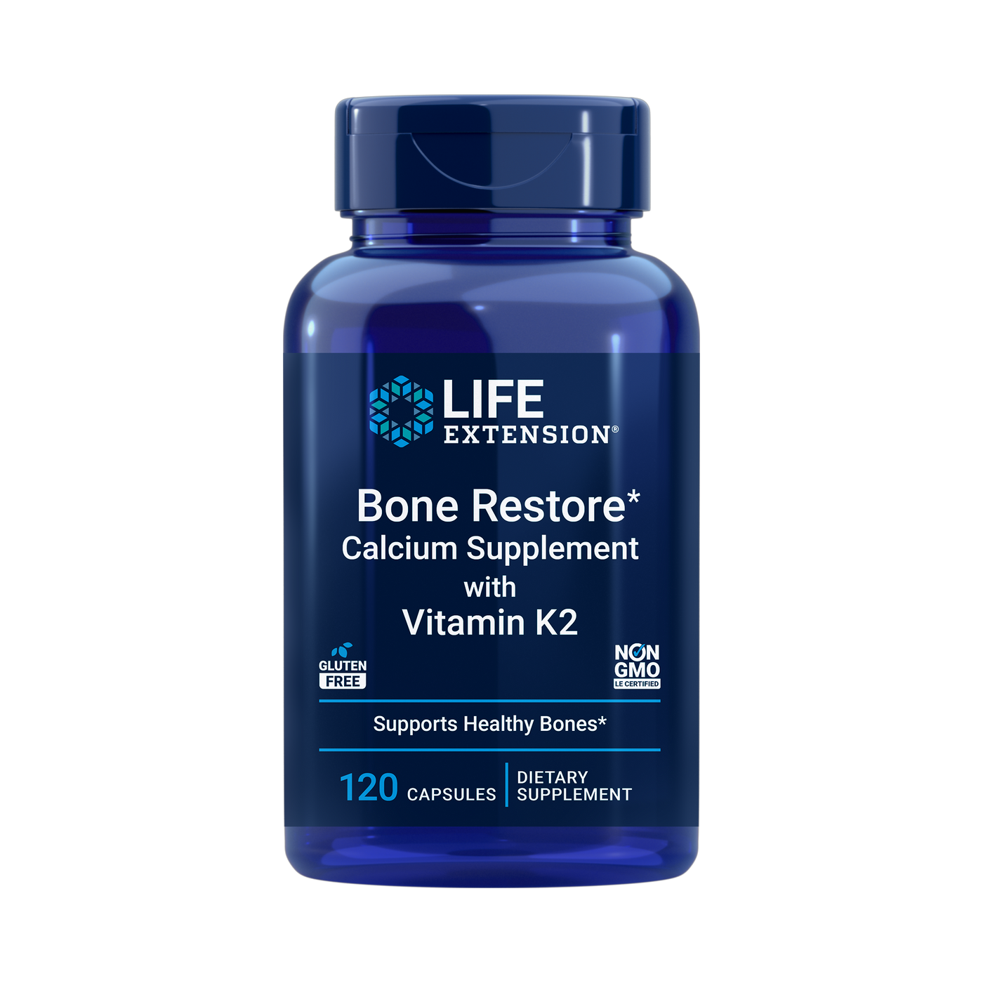 Bone Restore with Vitamin K2 120 caps Curated Wellness