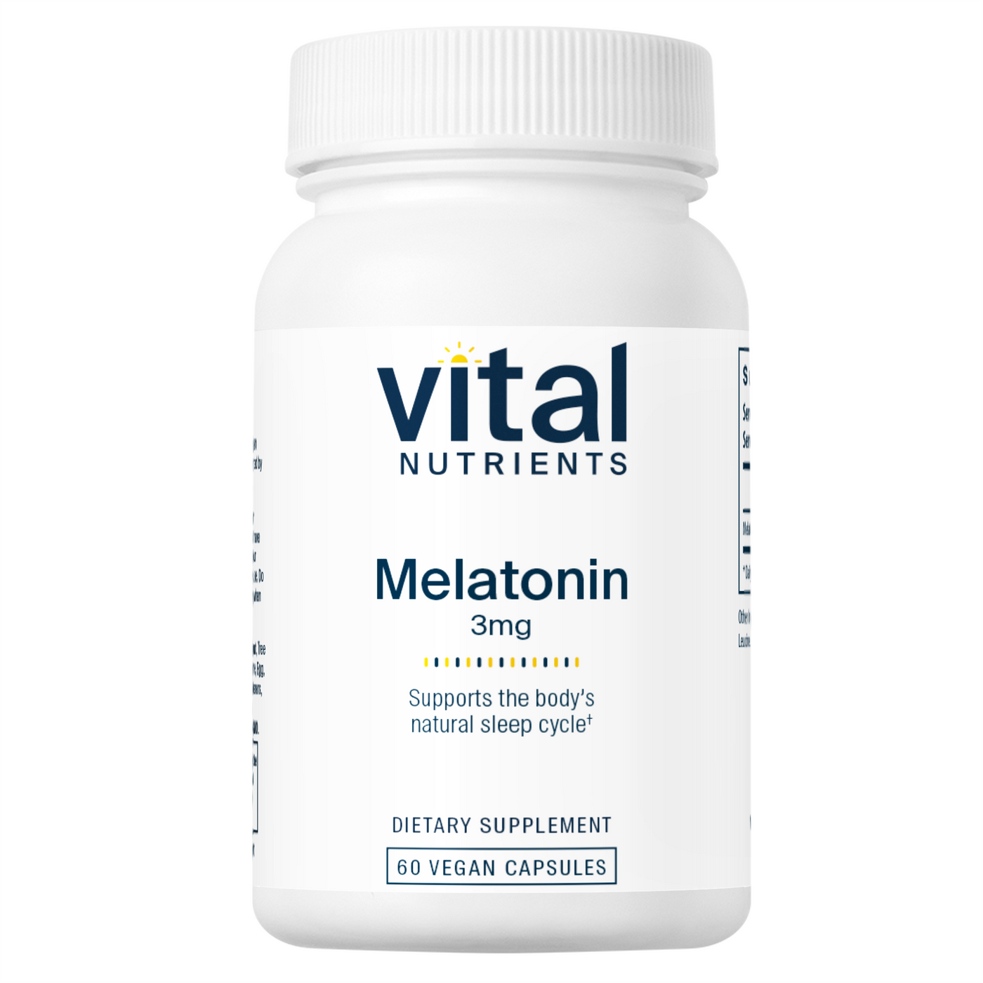 Melatonin 3 mg  Curated Wellness