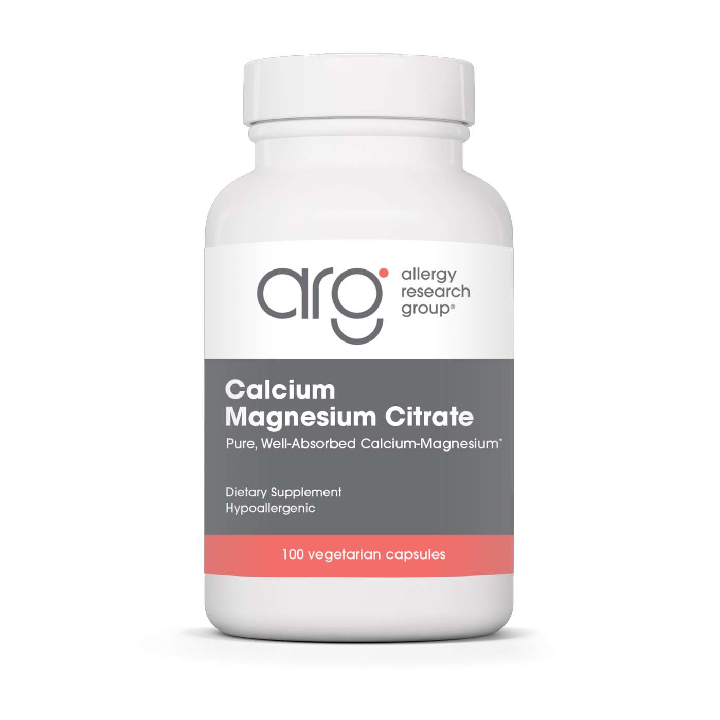 Calcium Magnesium Citrate 100 caps Curated Wellness