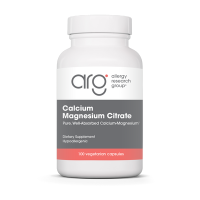 Calcium Magnesium Citrate 100 caps Curated Wellness