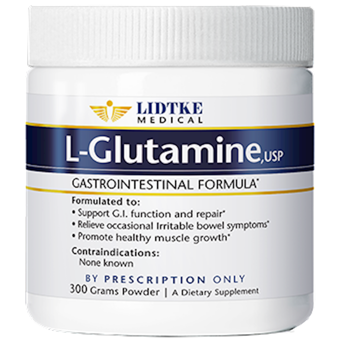 L-Glutamine 300 gms Curated Wellness