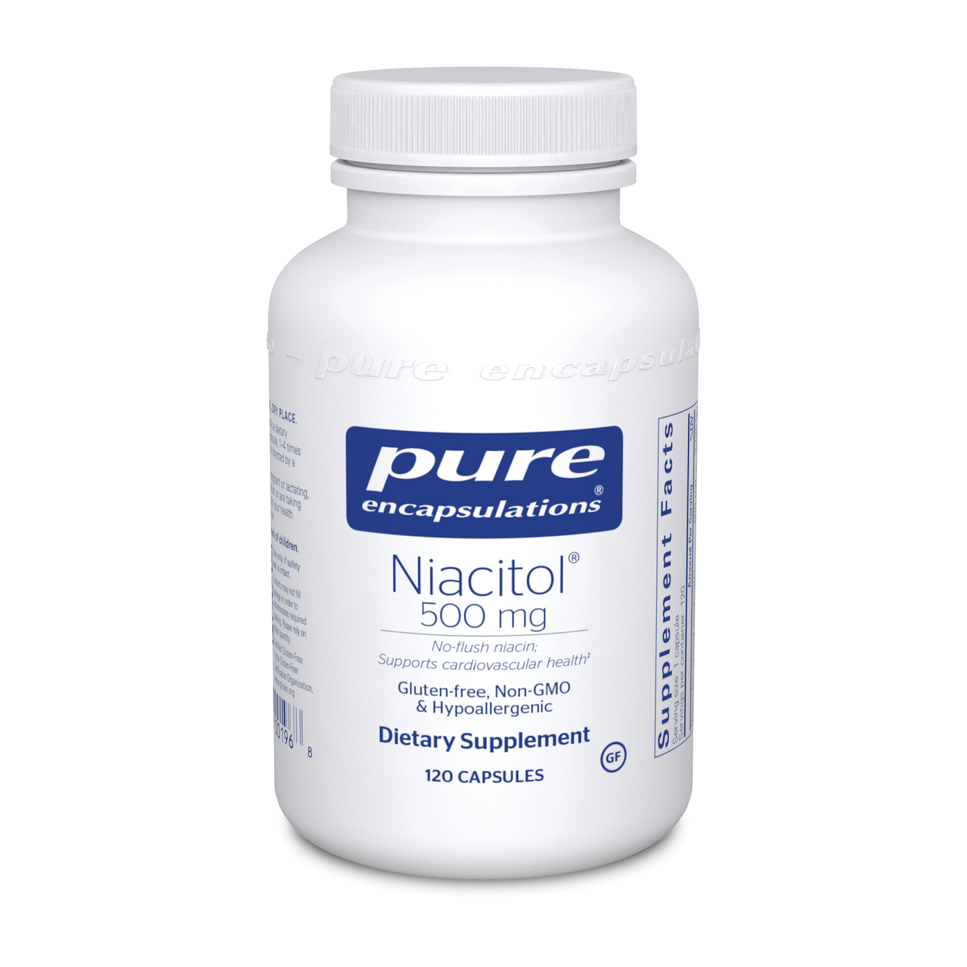 Niacitol 500 mg 120 vcaps Curated Wellness