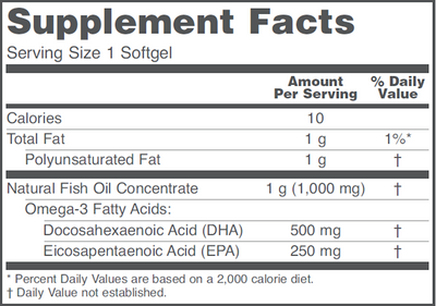 DHA-500 (500 DHA/250 EPA)  Curated Wellness