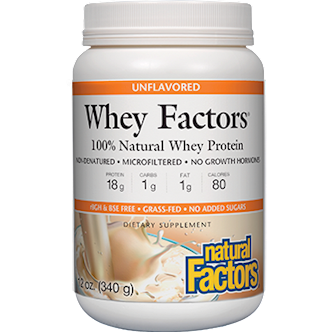 Whey Factors Unflavored Powder  Curated Wellness