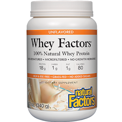 Whey Factors Unflavored Powder  Curated Wellness