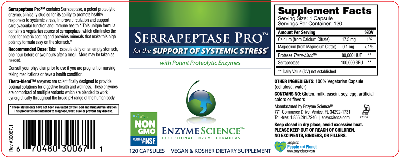 Serrapeptase Pro  Curated Wellness