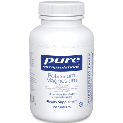 Potassium Magnesium (citrate) 180 vcaps Curated Wellness