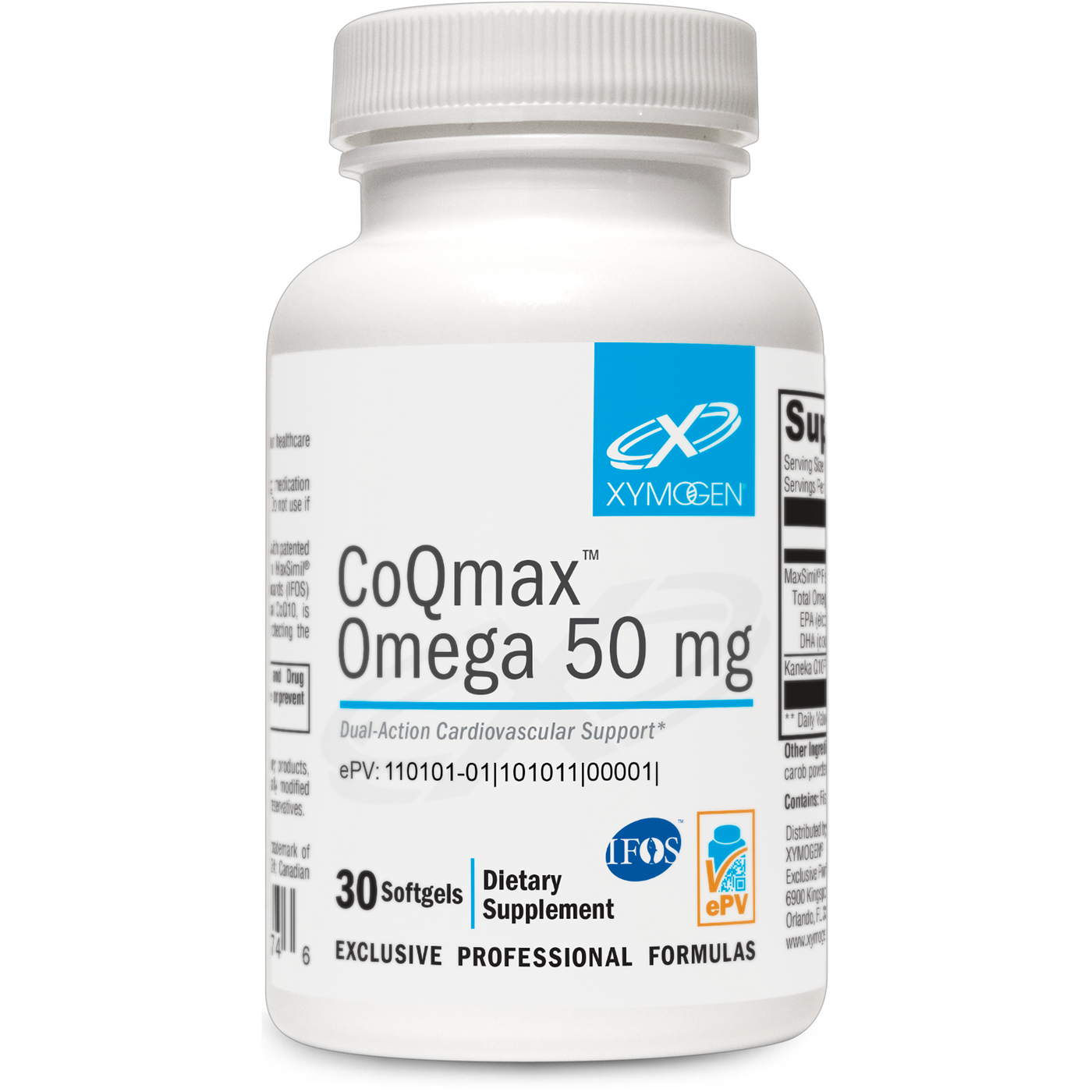 CoQmax Omega 50 mg 30 Softgels Curated Wellness