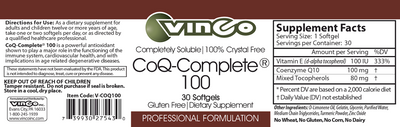 CoQ-Complete 100  Curated Wellness