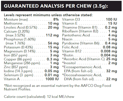 Canine Plus MultiVitamin 30 chews Curated Wellness