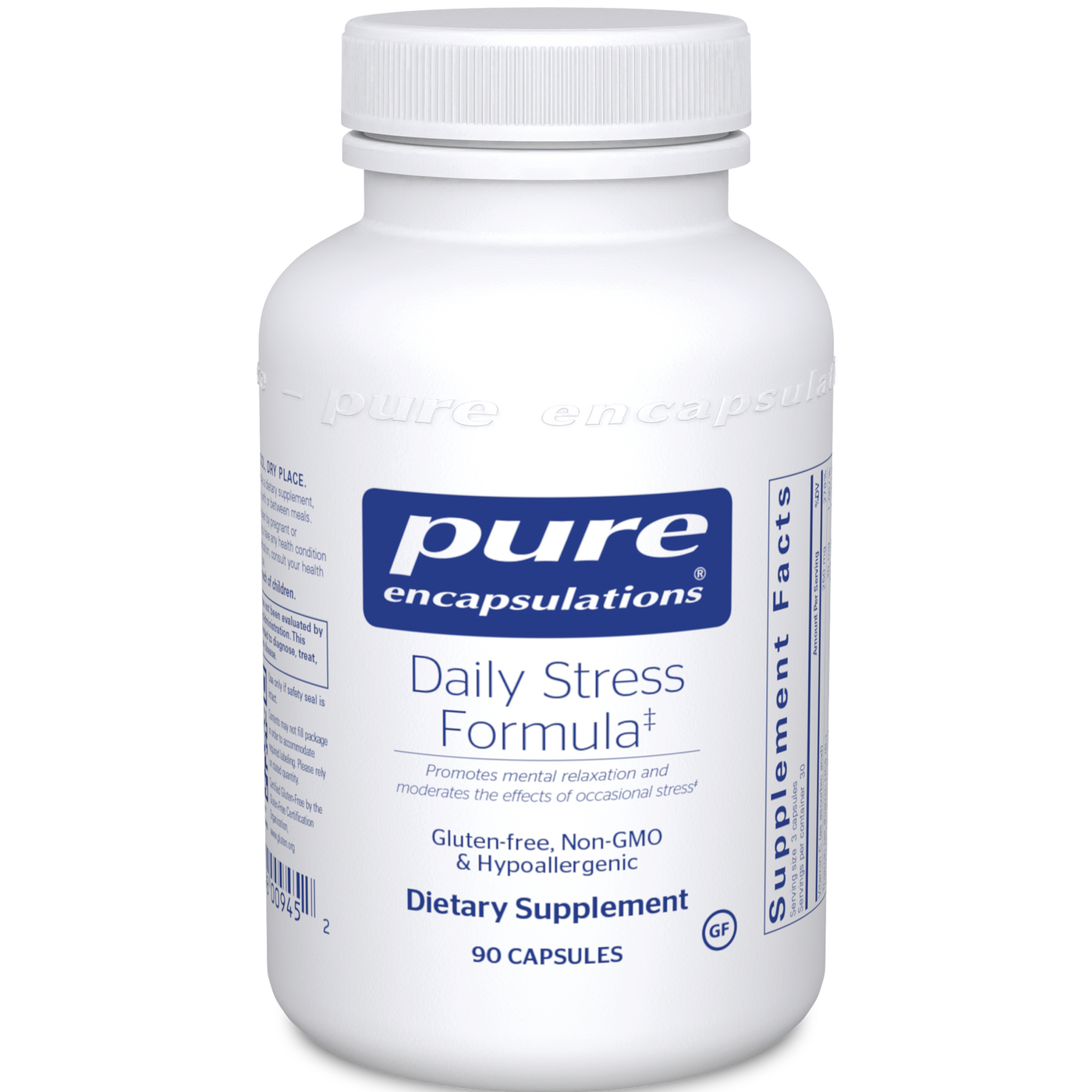 Daily Stress Formula 90 caps Curated Wellness