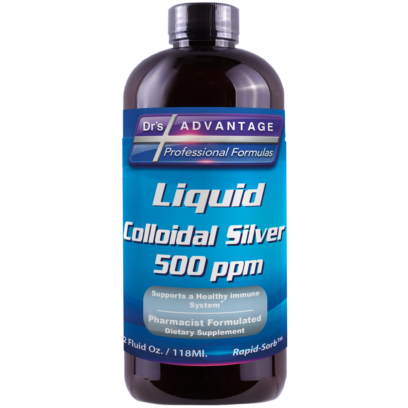 Colloidal Silver 500 ppm  Curated Wellness