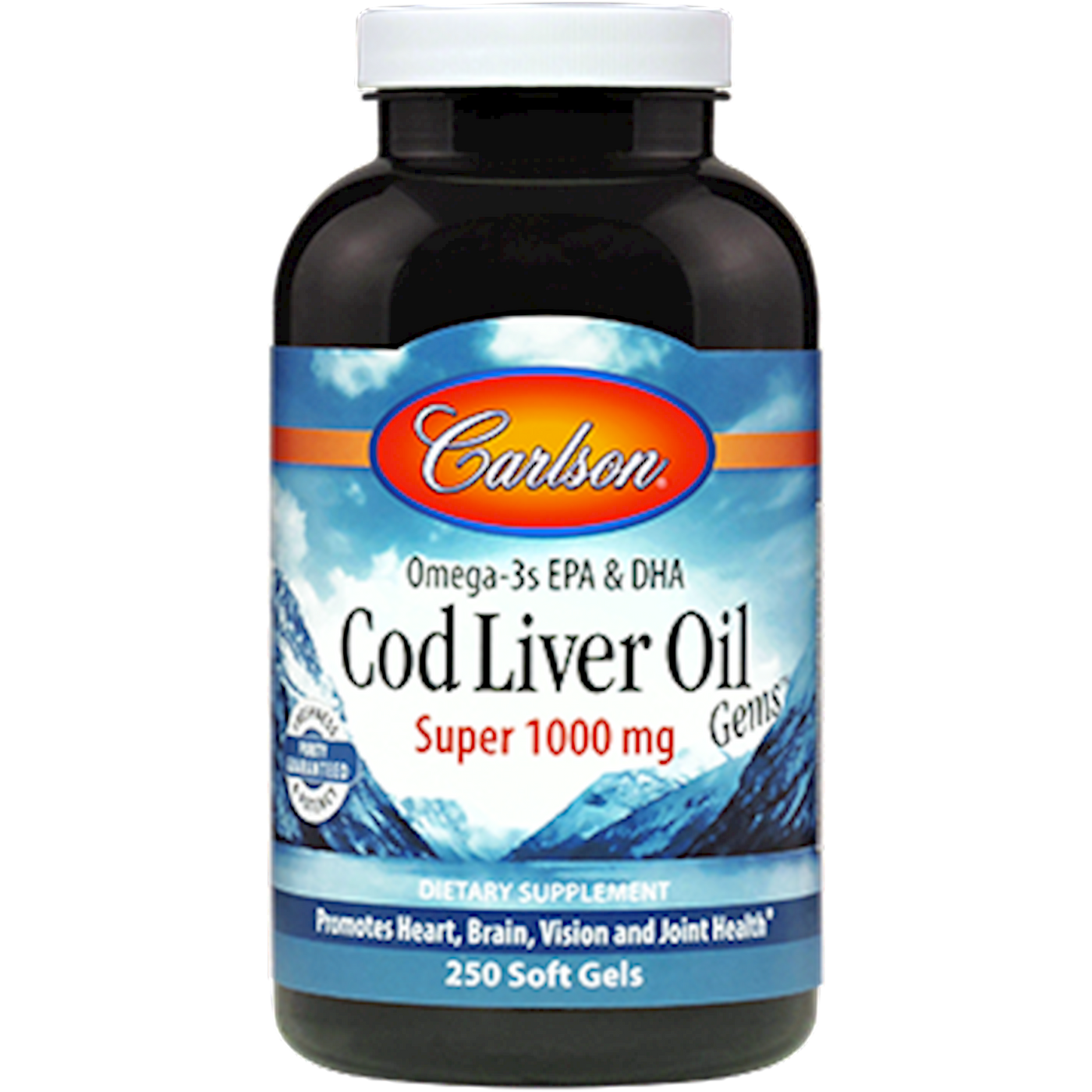 Super Cod Liver Oil 1000 mg 250 gels Curated Wellness