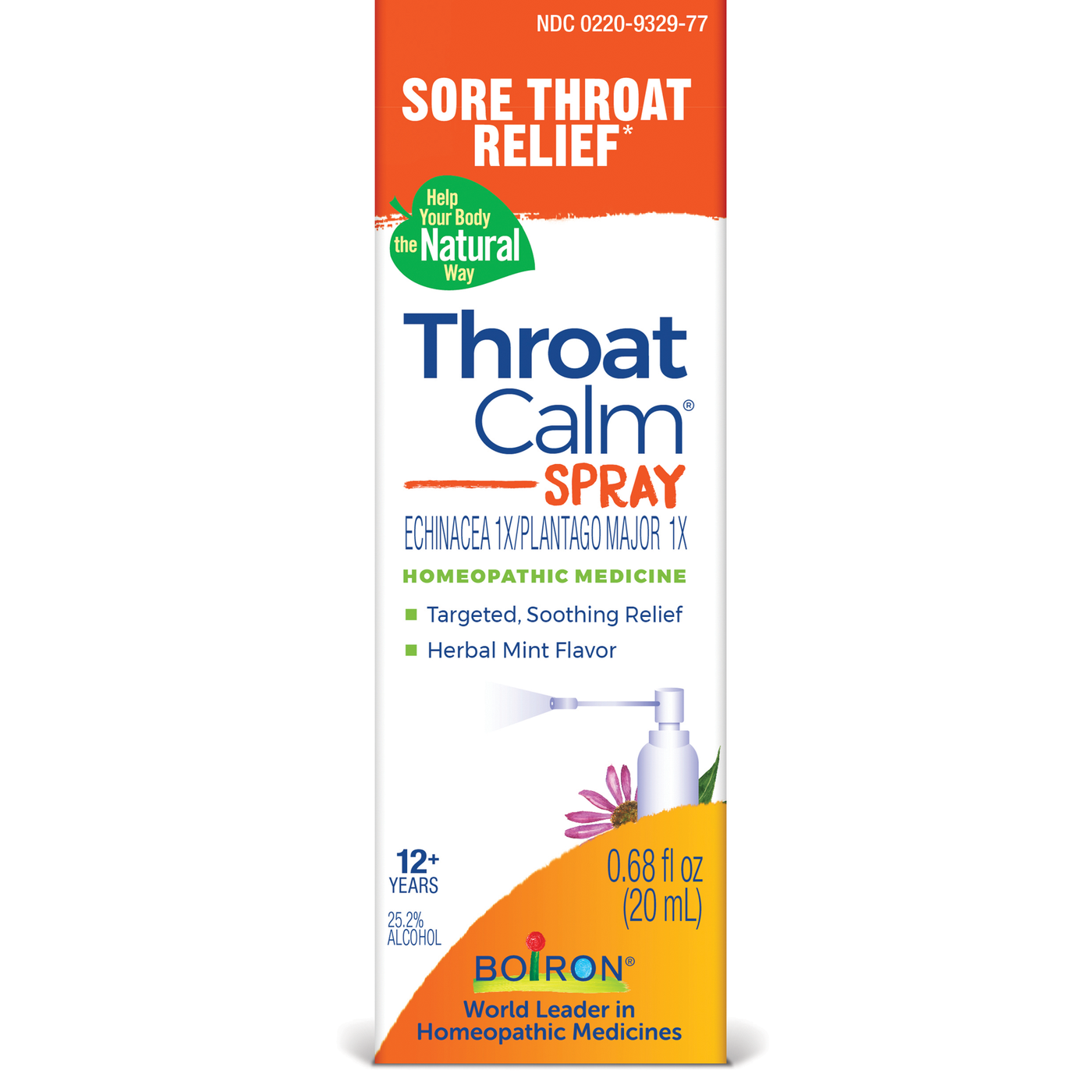 ThroatCalm Spray 0.68 fl oz Curated Wellness