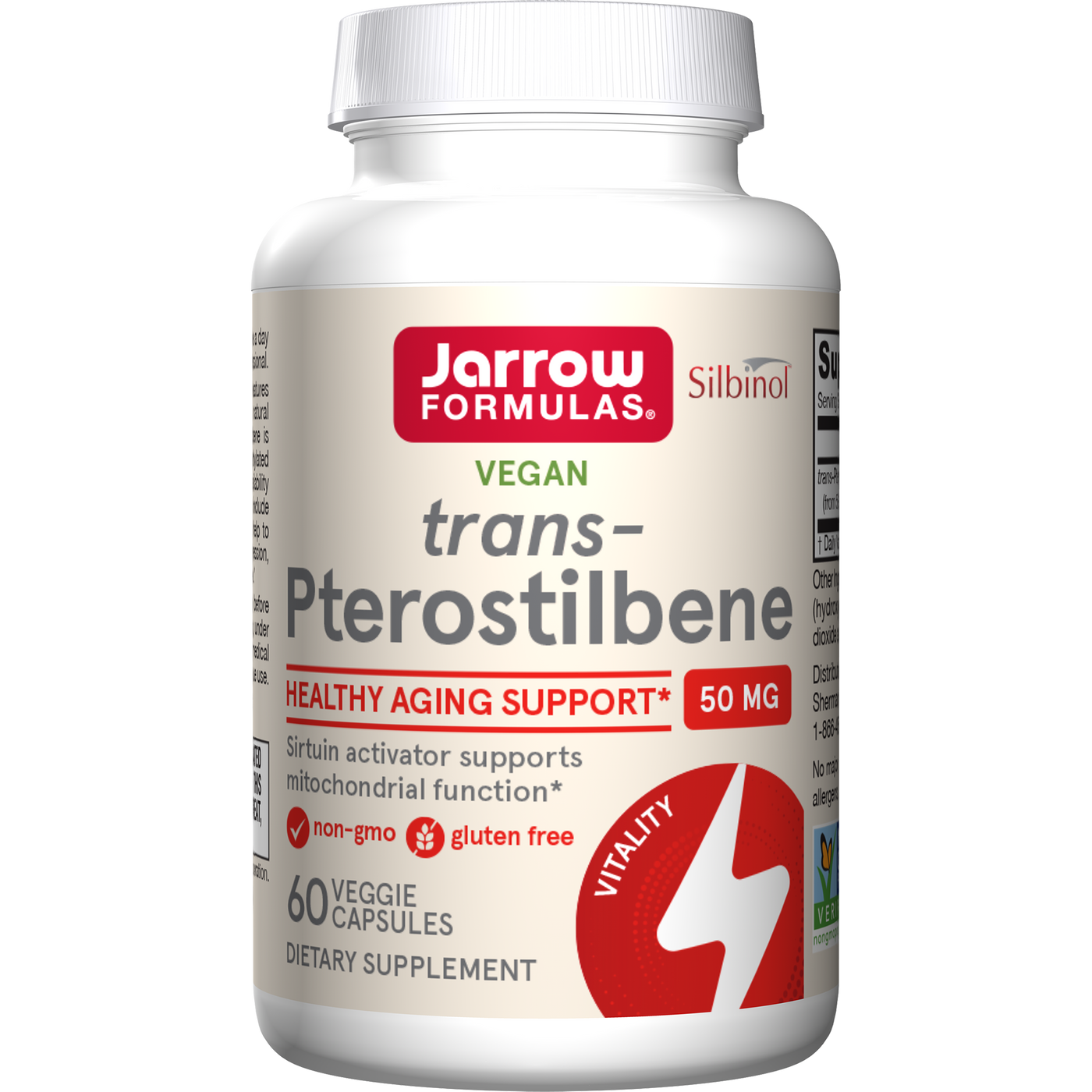 Trans-Pterostilbene 60 caps Curated Wellness