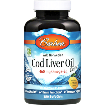 Cod Liver Oil 460 mg  Curated Wellness