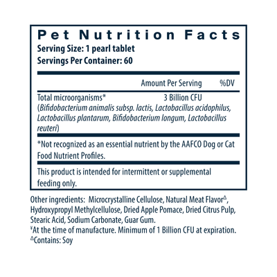 Hyperbiotics Pro-Pets™ Probiotic 60 ct Curated Wellness