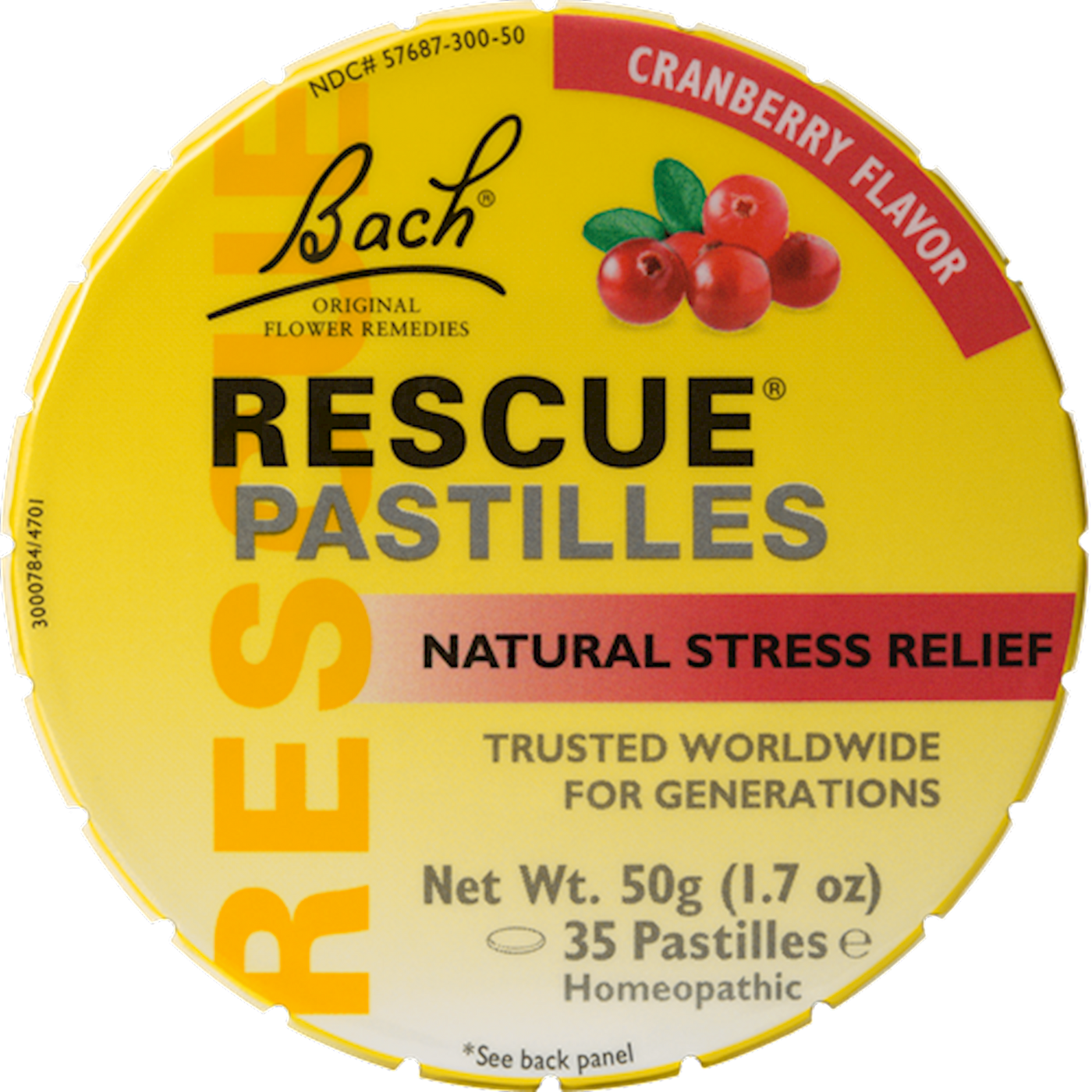 Rescue Pastilles Cranberry enges Curated Wellness