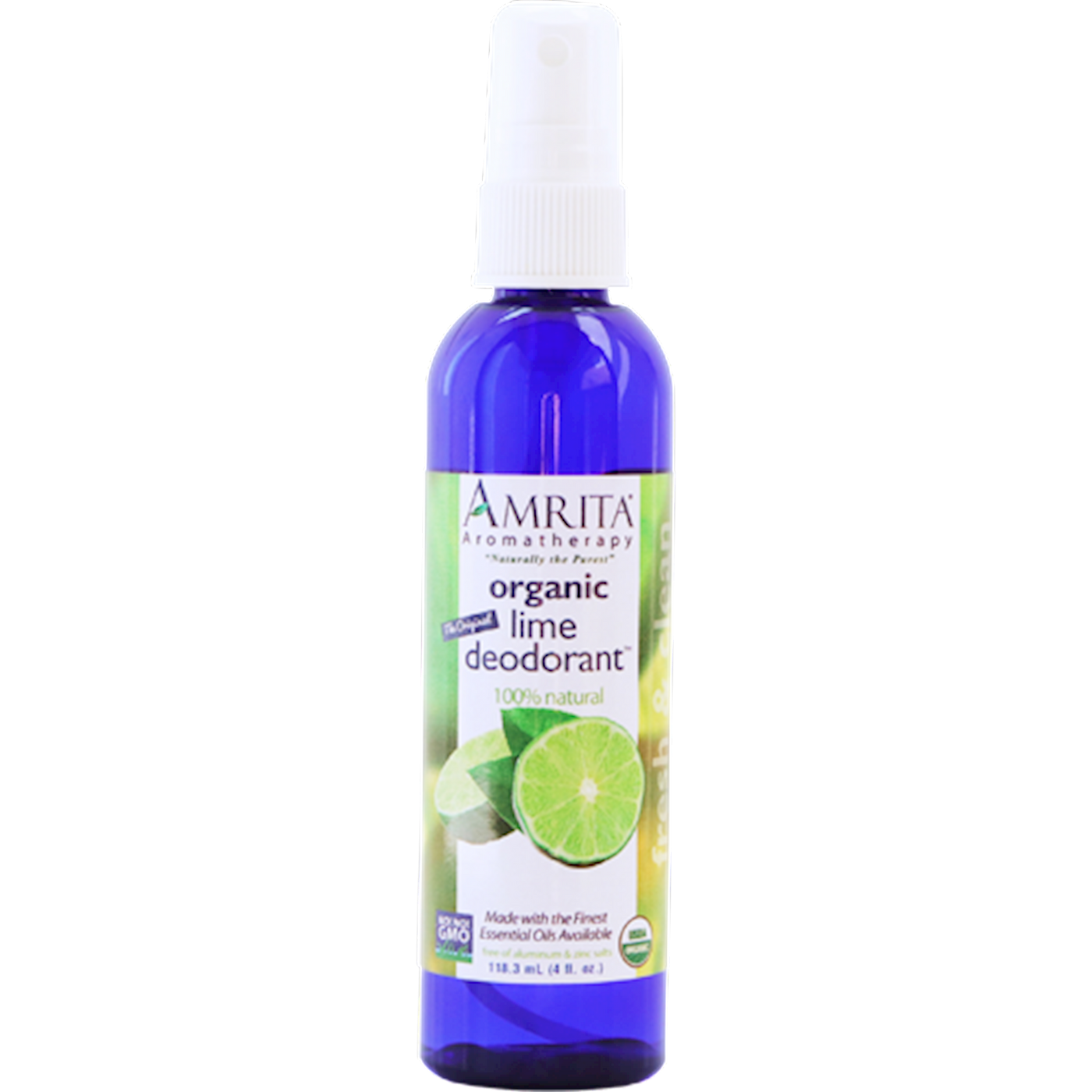 Organic Lime Deodorant 4 fl oz Curated Wellness