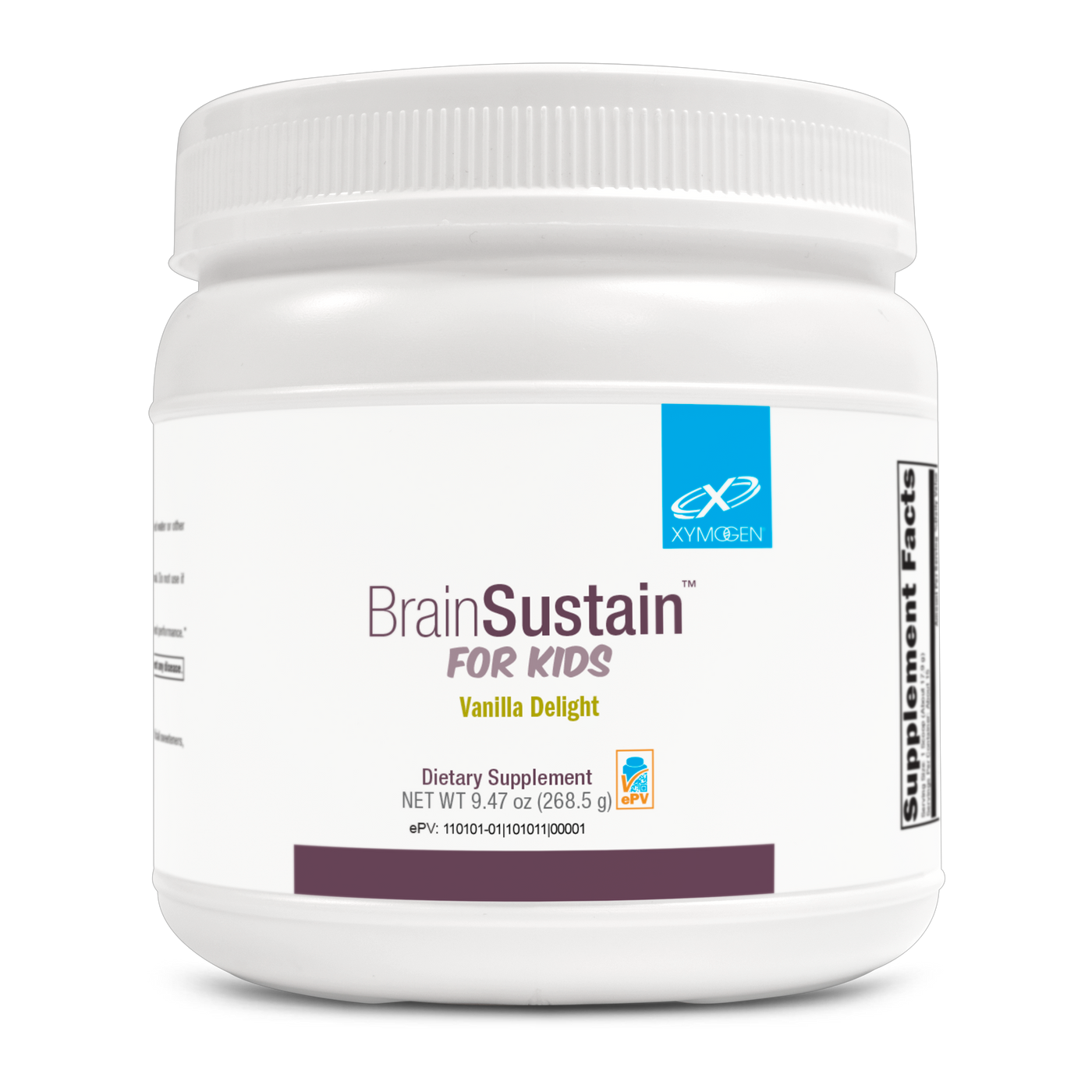 Brain Sustain - Kids Vanilla 9.47 oz Curated Wellness