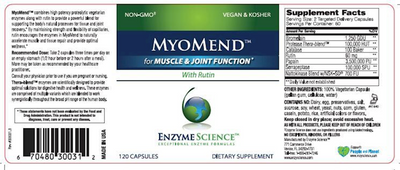 MyoMend 120 Capsules Curated Wellness