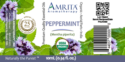 Organic Peppermint 10 ml Curated Wellness