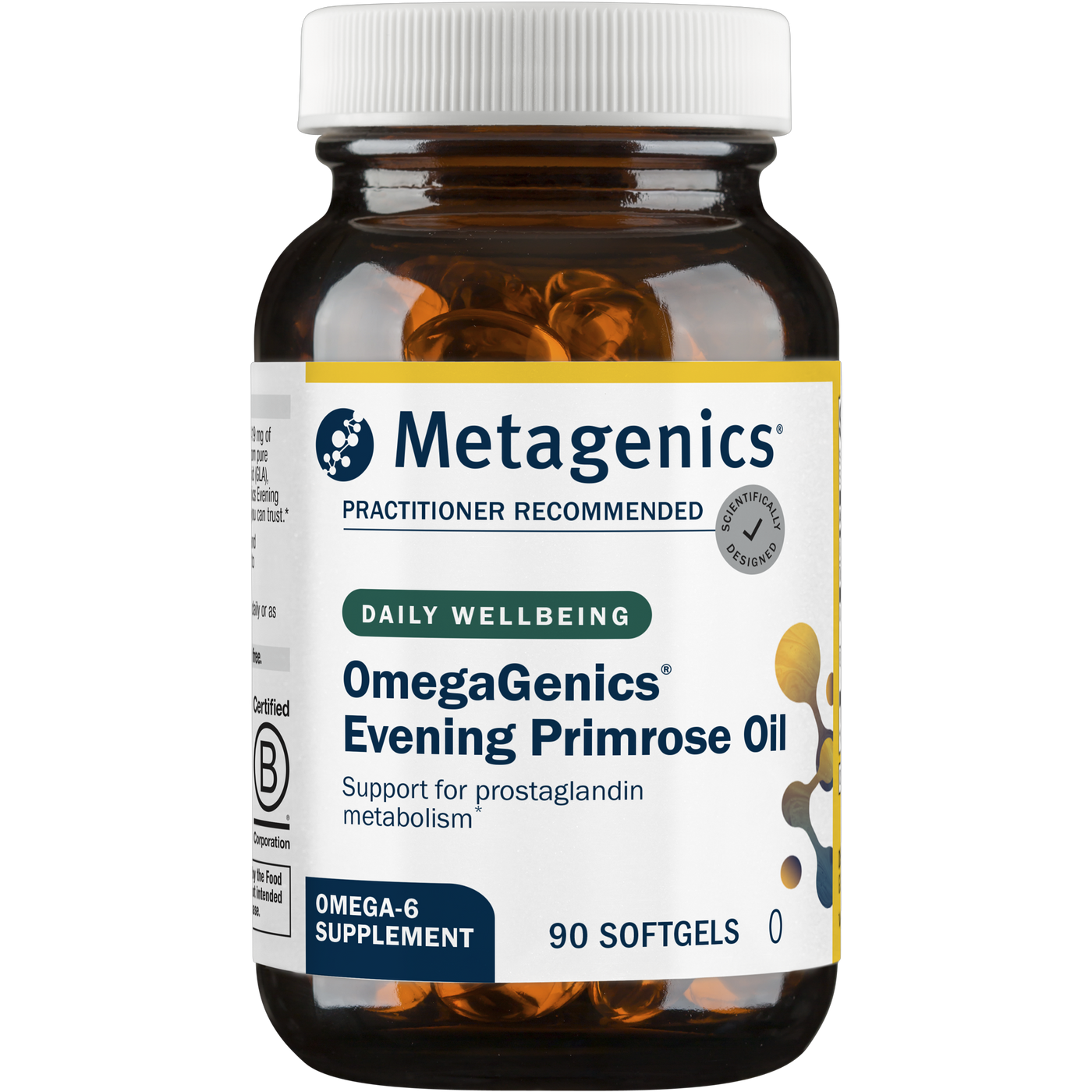 OmegaGenics Evening Primrose Oil 90sg Curated Wellness