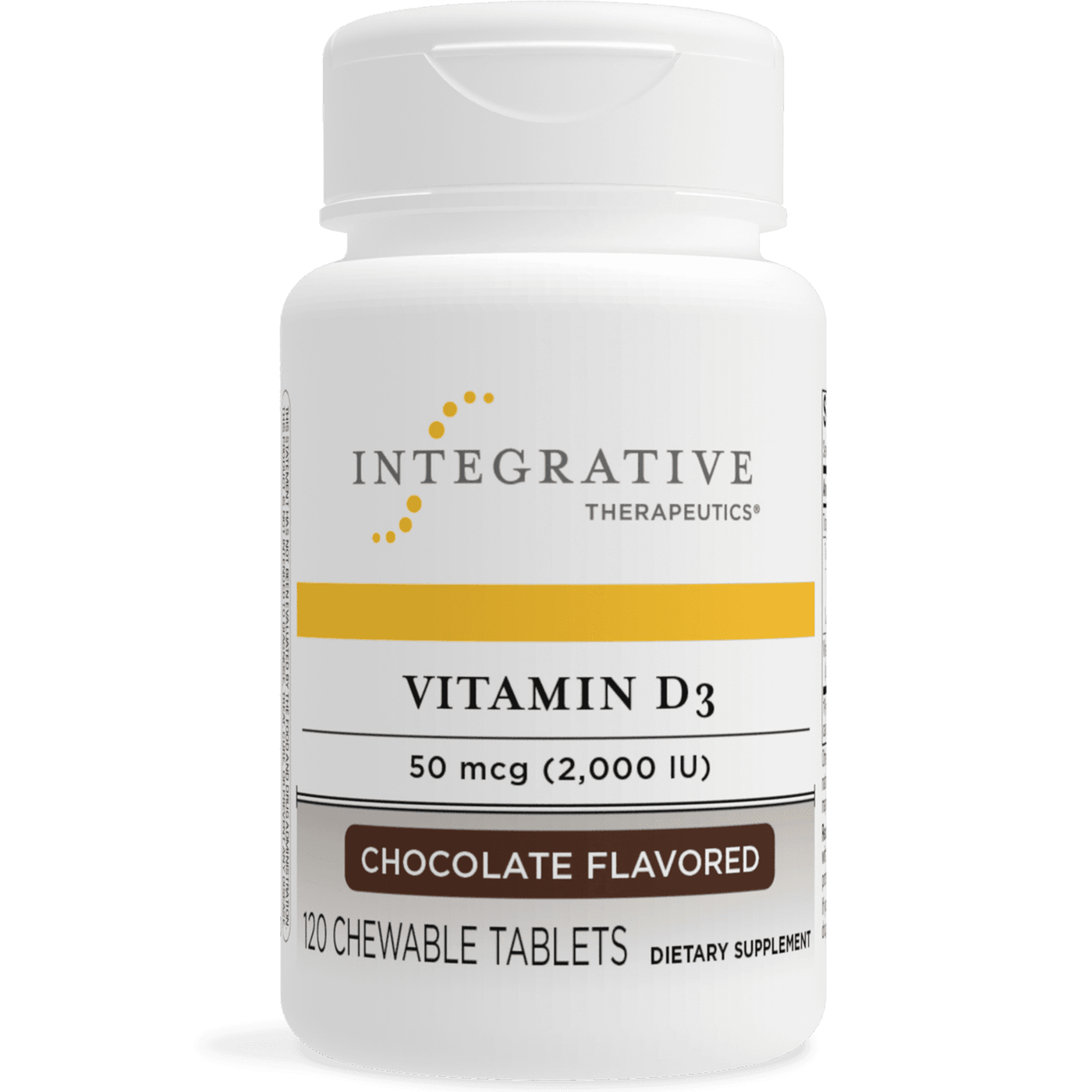 Vitamin D3 Chocolate 2000 IU 120 chew Curated Wellness