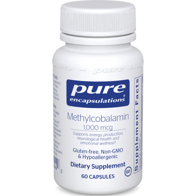 Methylcobalamin 1000 mcg 60 vcaps Curated Wellness